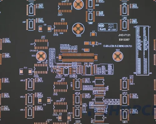 HDI PCB-High TG FR4-6 layers 1 Step-Immersion Gold-HD LED display -7-blind vias