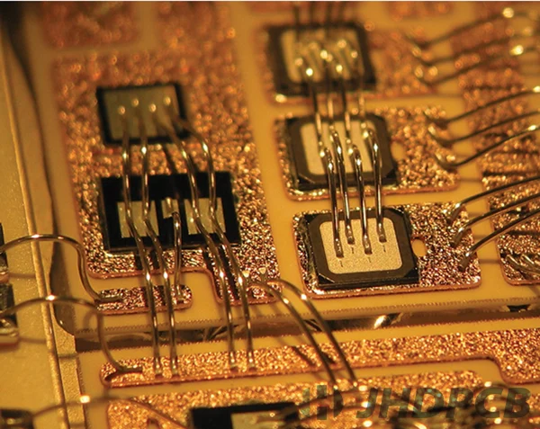 wire bonding and PCB connection