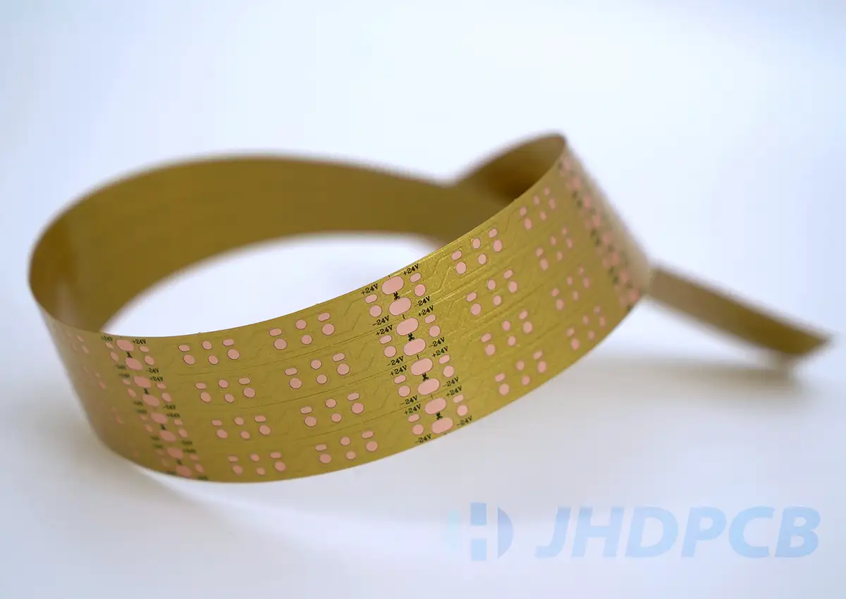 flexible pcb-PI-golden color-osp-LED Lighting-1-flexible