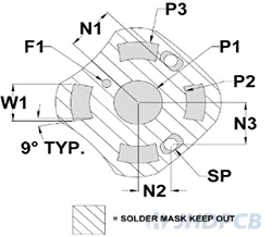Solder dome pad