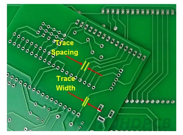 trace spacing